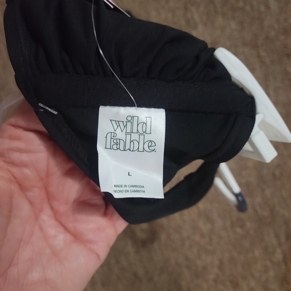 Wild Fable Black Bandeau Top - Picture 4 of 4